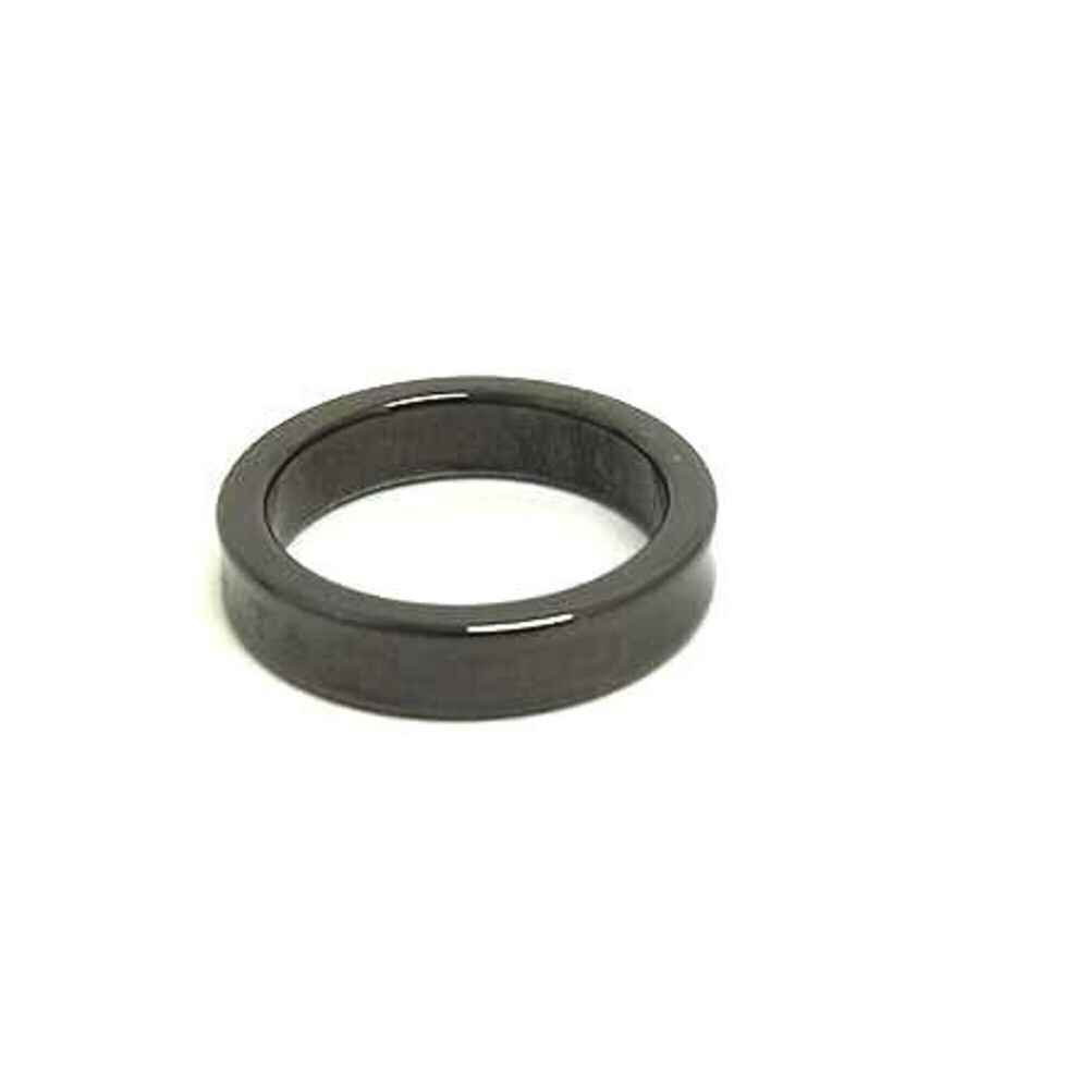 TIFFANY & Co. Tiffany 1837 Narrow Midnight Black Titanium Ring for Women